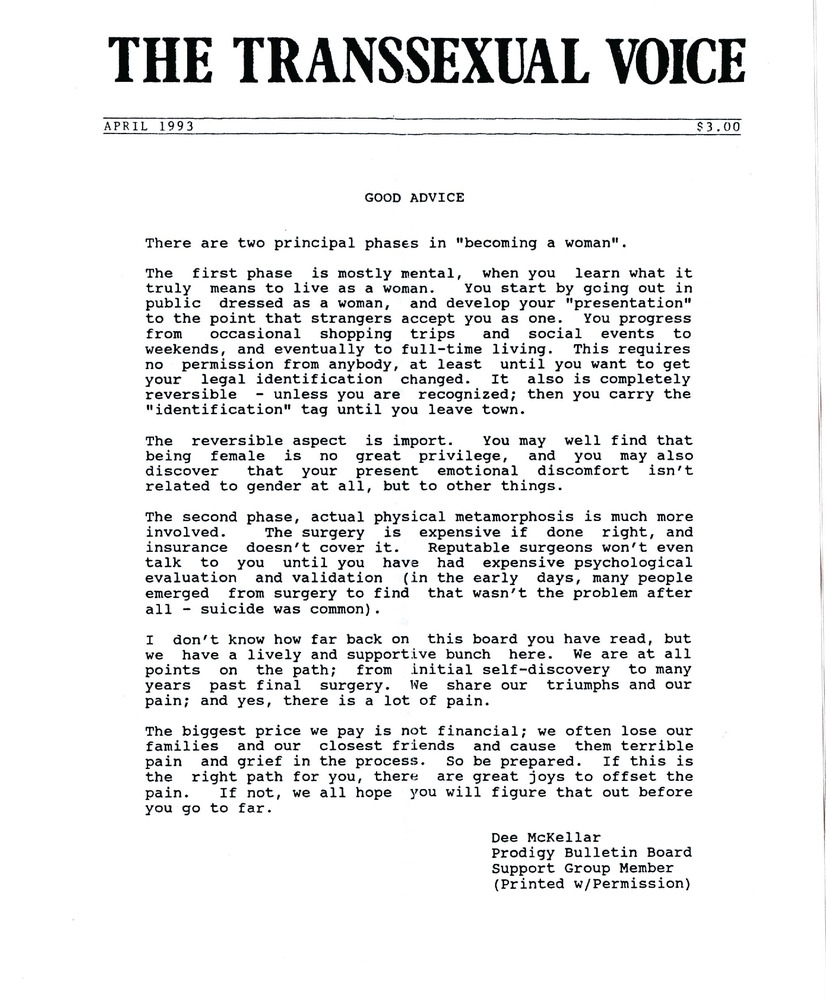 Download the full-sized PDF of The Transsexual Voice (April 1993)