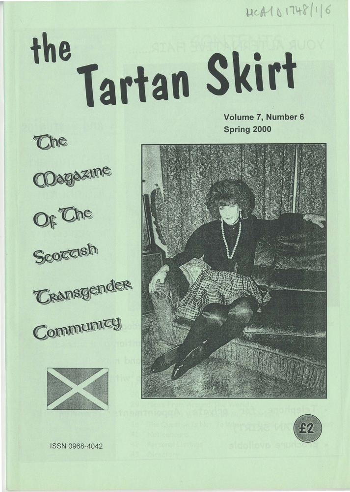 Download the full-sized PDF of The Tartan Skirt: The Magazine of the Scottish Transgender Community Vol. 7, No. 6 (Spring 2000)