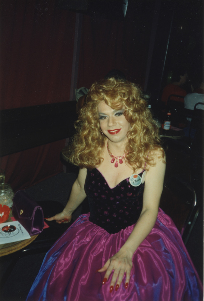 Download the full-sized image of Photograph of Person in Purple Tulle Dress