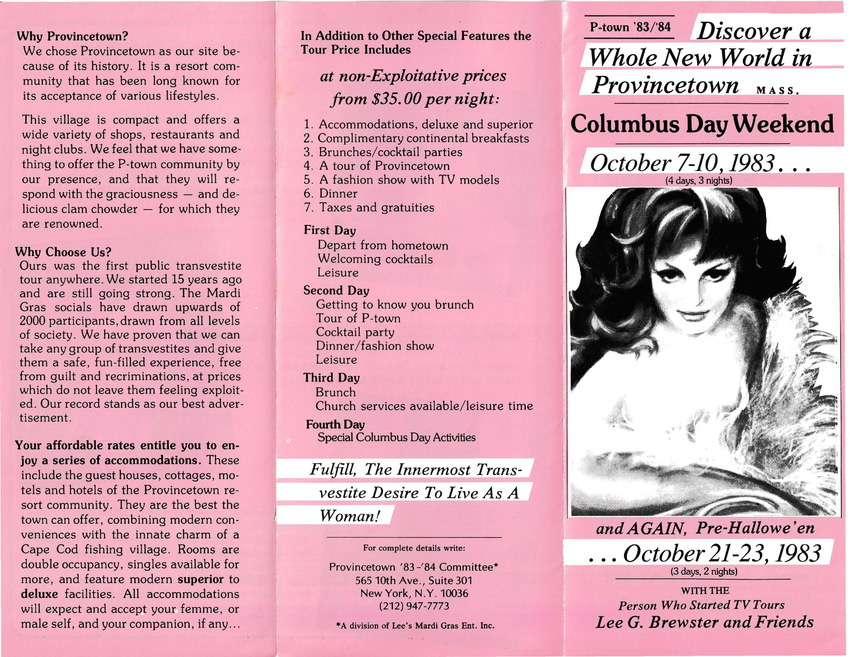 Download the full-sized PDF of Provincetown Columbus Day Weekend TV Tour Flyer.