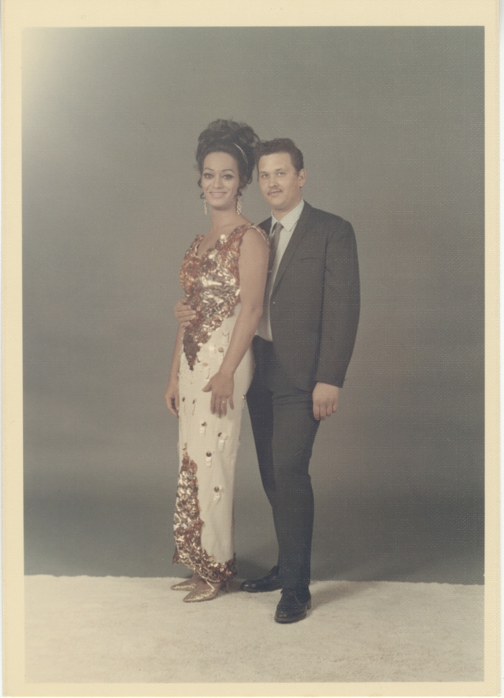 Download the full-sized PDF of Photo of Couple in Gold Dress and Black Suit