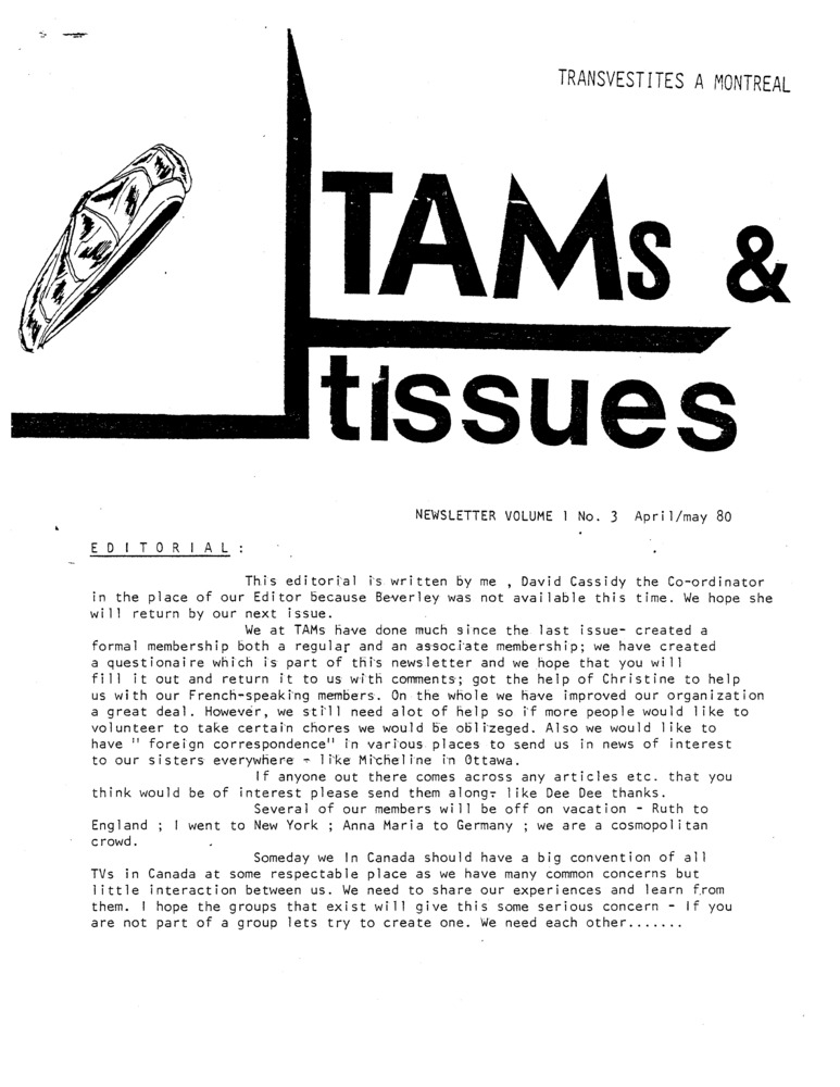 Download the full-sized PDF of TAMs & Tissues Vol. 1 No. 3 (April/May 1980)