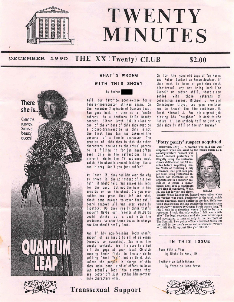 Download the full-sized PDF of Twenty Minutes (December, 1990)