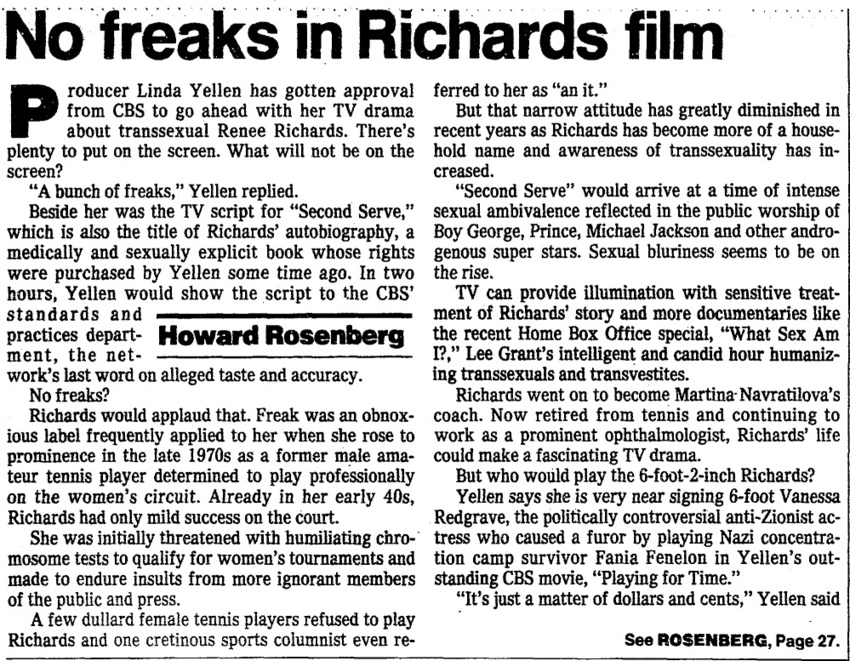 Download the full-sized image of No Freaks in Richards Film