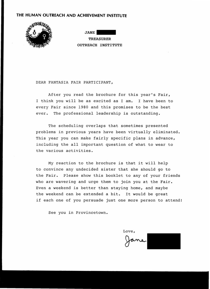 Download the full-sized PDF of Fantasia Fair Welcome Letter