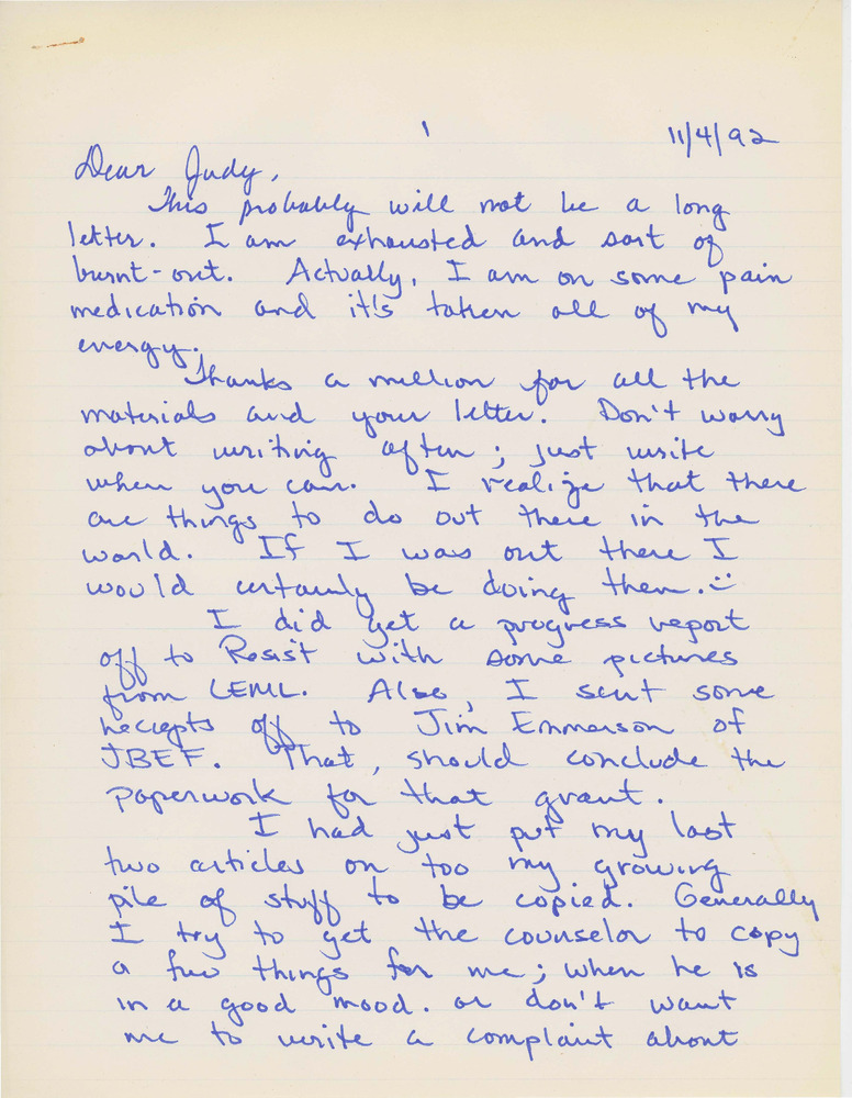 Download the full-sized PDF of Letter on Activism and Plans to Unite