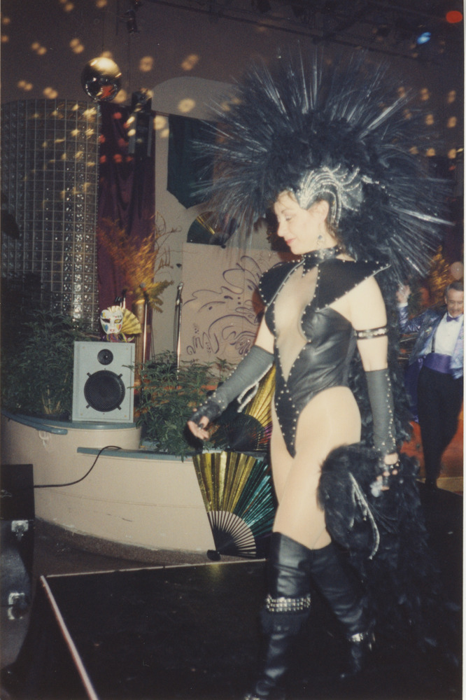 Download the full-sized image of Photograph of Person Wearing a Cher Costume