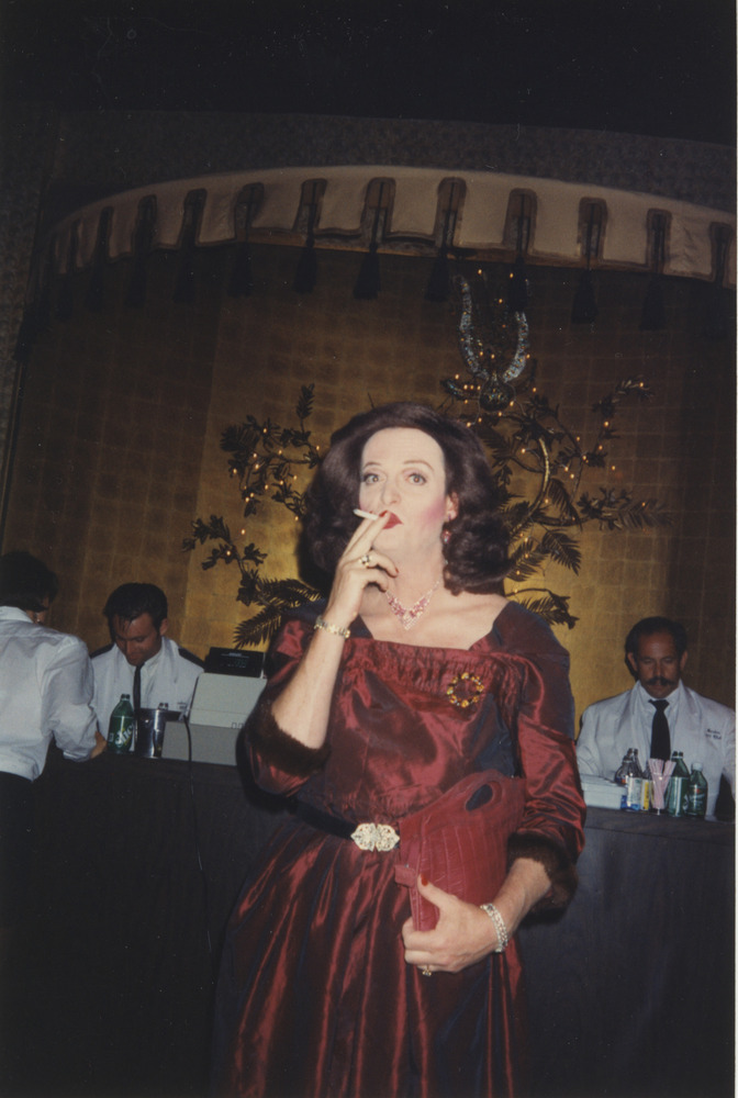 Download the full-sized image of Photograph of Person in Red Dress at Ducal Coronation