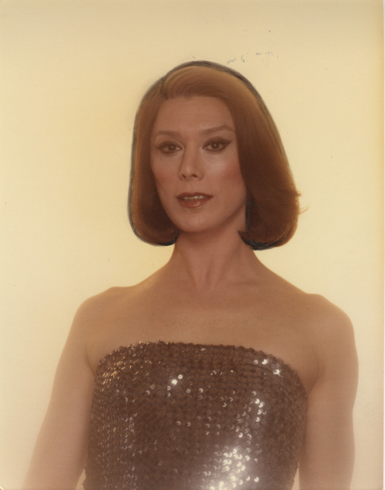 Download the full-sized image of Photograph of Alexis Francois in Sparkly Top and Bob