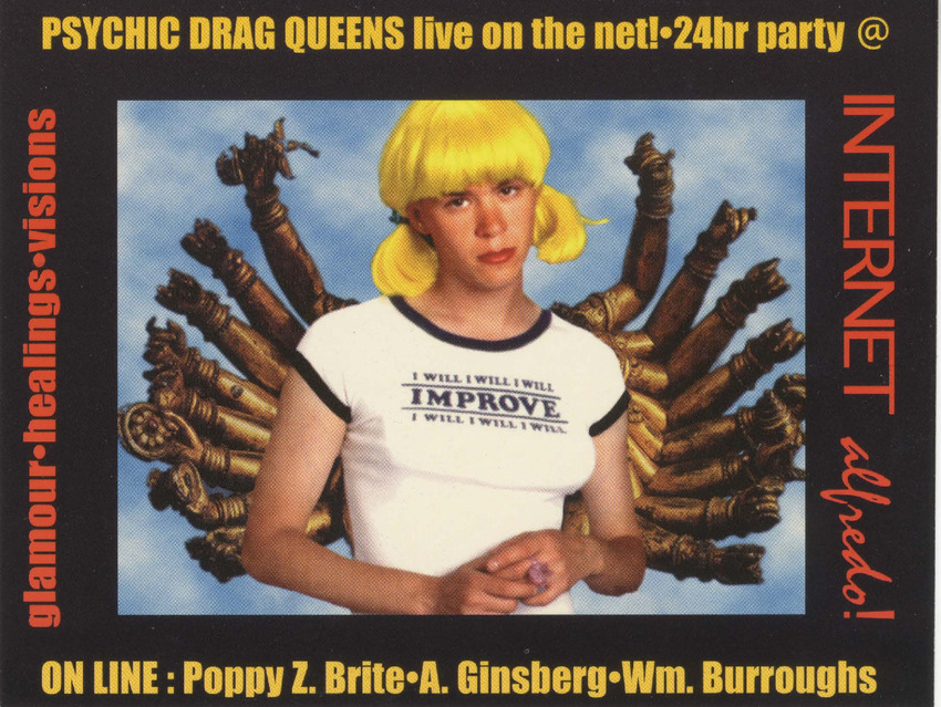 Download the full-sized PDF of Psychic Drag Queens Live on the Net! handbill