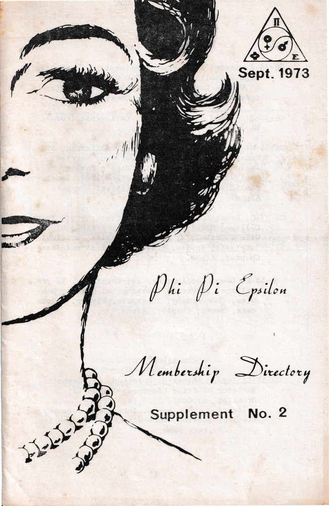 Download the full-sized PDF of Phi Pi Epsilon Membership Directory Supplement, No. 2 (September, 1973)