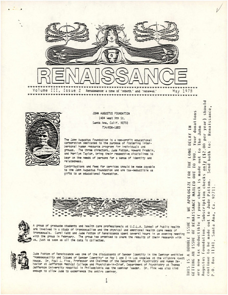 Download the full-sized image of Renaissance, Vol. 3, No. 2