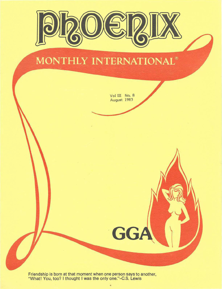 Download the full-sized PDF of Phoenix Monthly International Vol. 3 No. 8 (August, 1983)