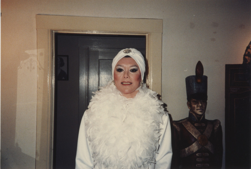 Download the full-sized image of Photograph of Alexis Francois in White Feather Costume