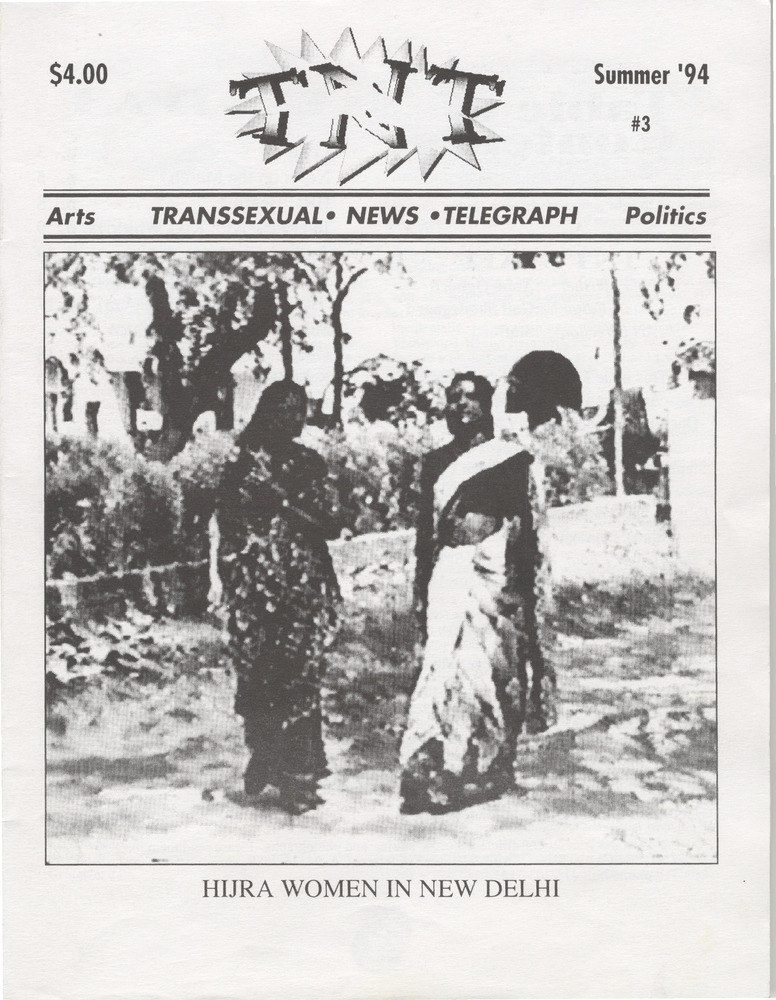 Download the full-sized PDF of TNT: Transsexual News Telegraph, Issue #3, Summer 1994
