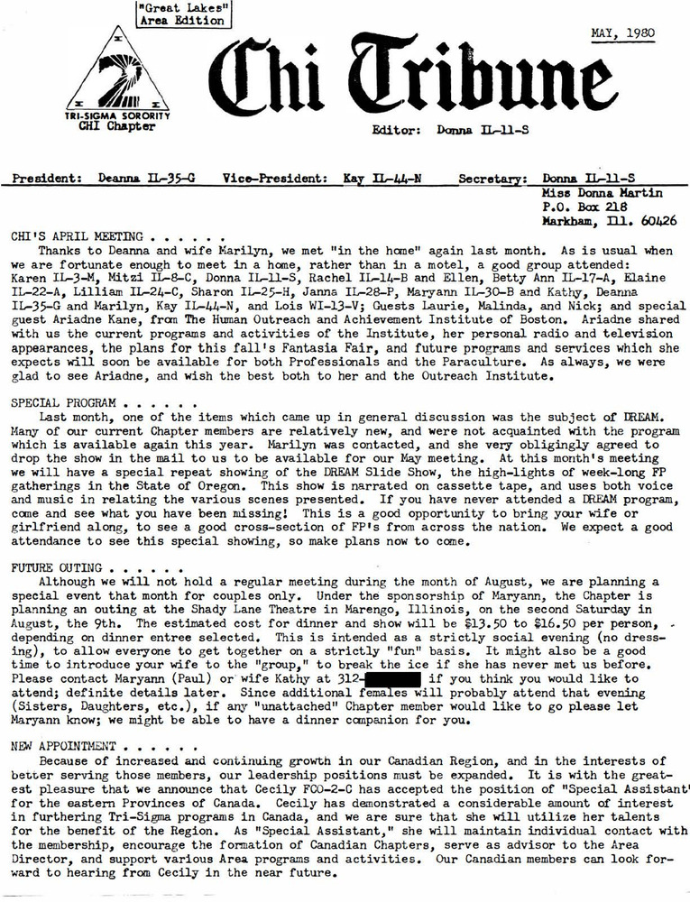 Download the full-sized PDF of Chi Tribune (May, 1980)