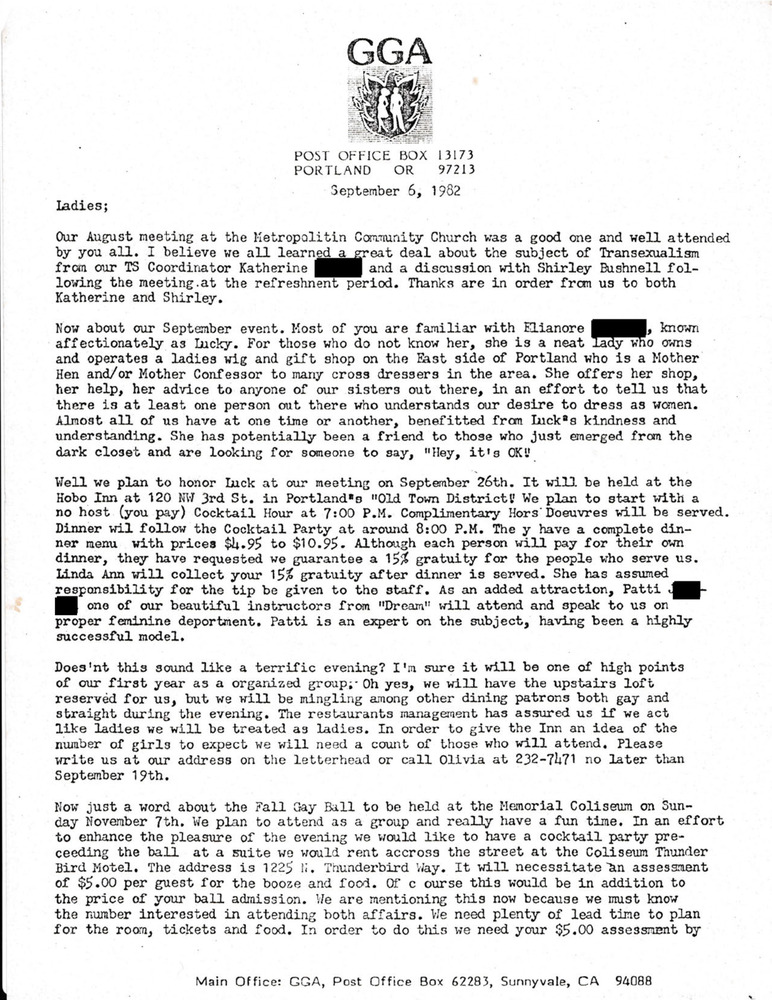 Download the full-sized PDF of Gateway Gender Alliance Newsletter (September, 1982)