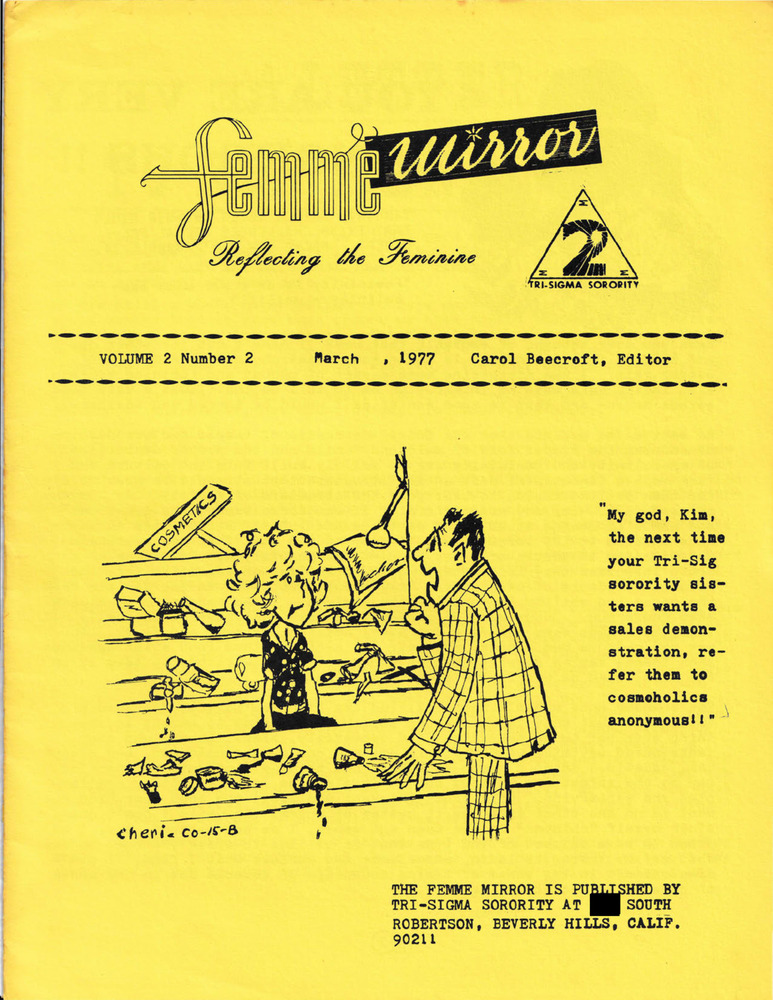 Download the full-sized PDF of Femme Mirror, Vol. 2 No. 2 (March, 1977)