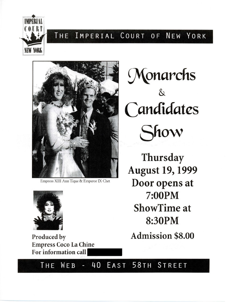 Download the full-sized PDF of Monarchs and Candidates Show Event Flyer