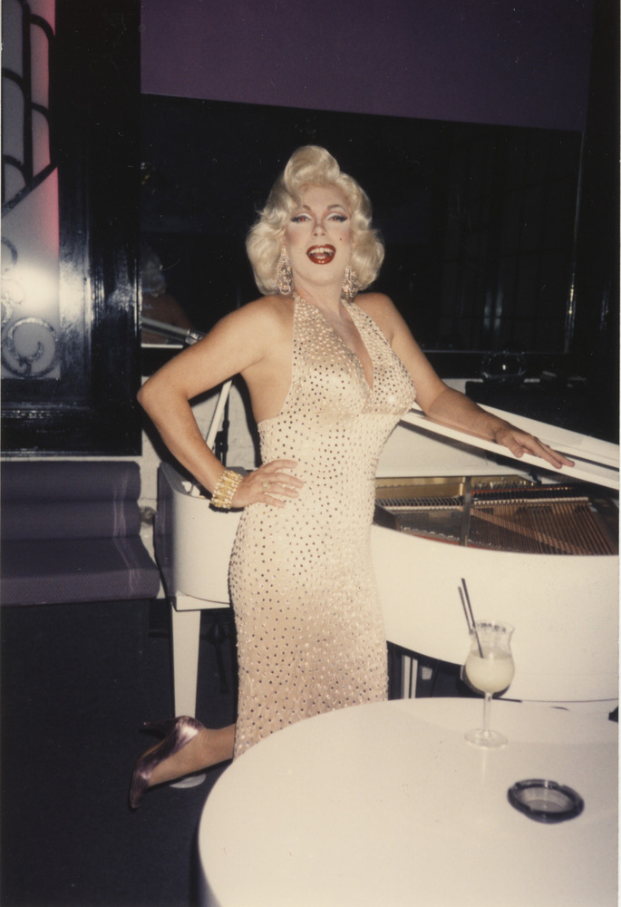 Download the full-sized image of Photograph of Person in Marilyn Monroe Costume