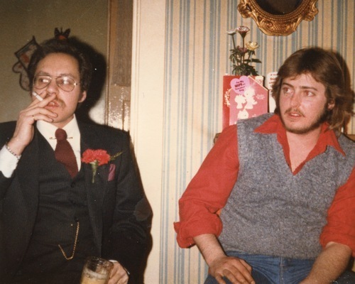 Download the full-sized image of Photograph of Rupert Raj Smoking a Cigarette