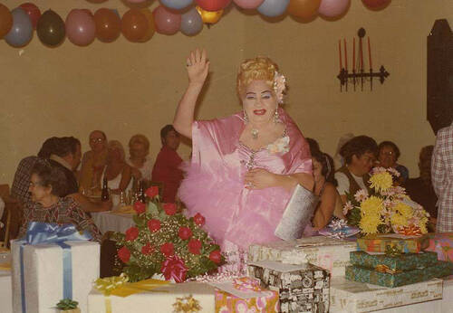 Download the full-sized image of Hotcha Hinton at birthday party