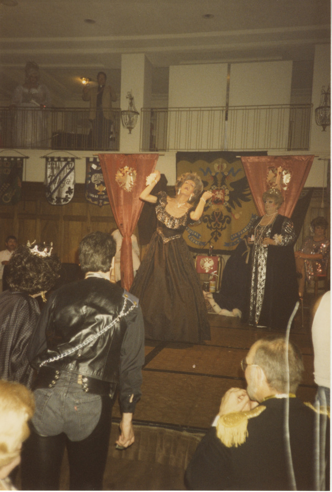 Download the full-sized image of Photograph of Person Performing at Medieval-Themed Event