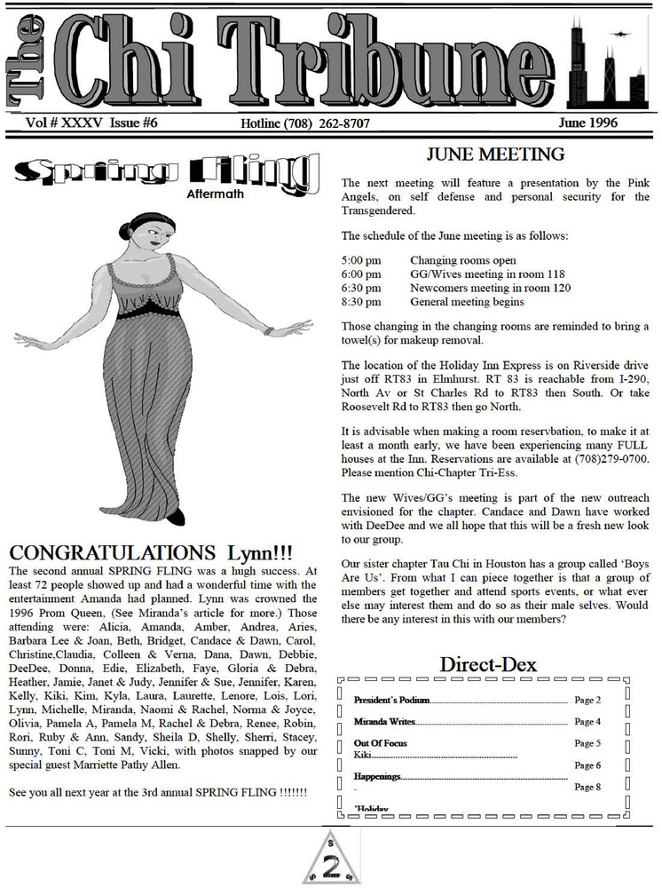 Download the full-sized PDF of The Chi Tribune Vol. 35 Iss. 06 (June, 1996)