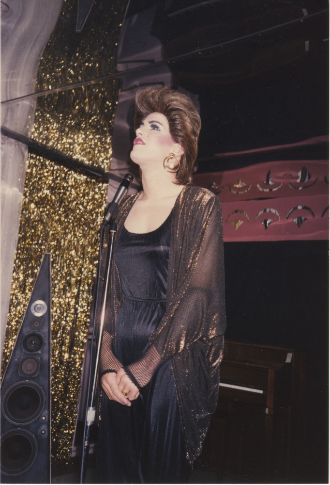 Download the full-sized image of Photograph of Person On Stage With Microphone