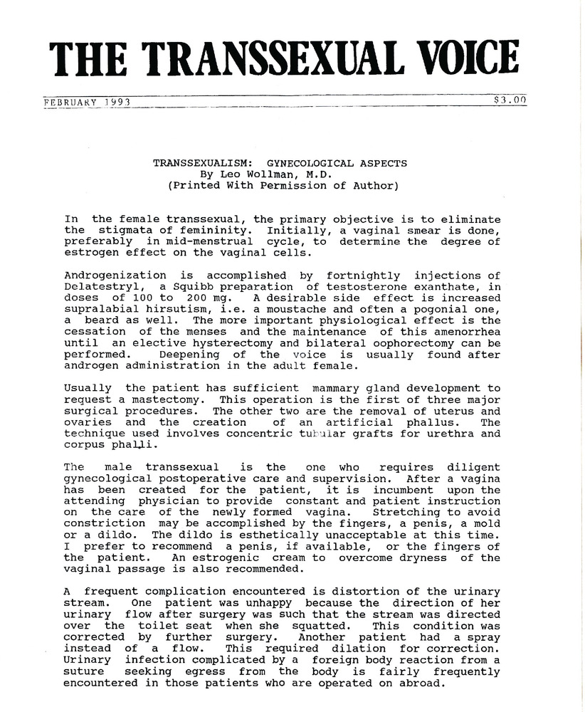 Download the full-sized PDF of The Transsexual Voice (February 1993)