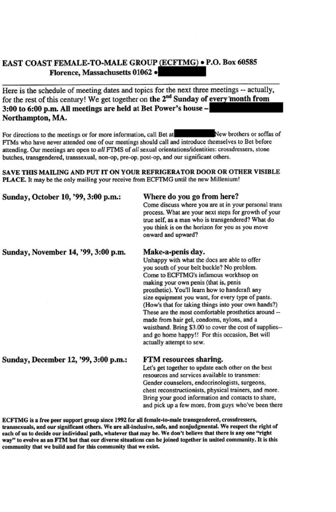 Download the full-sized PDF of October, 1999 - December, 1999 Meeting Reminder