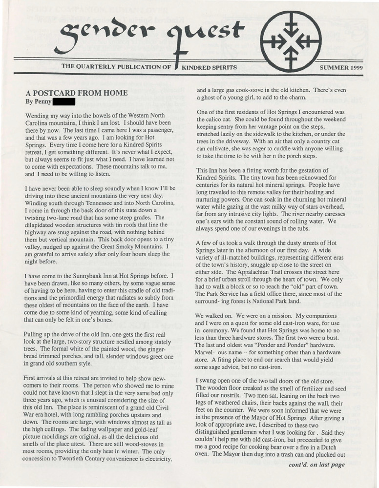 Download the full-sized PDF of Gender Quest (Summer 1999)