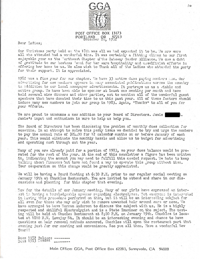 Download the full-sized PDF of Gateway Gender Alliance Newsletter (December, 1982)