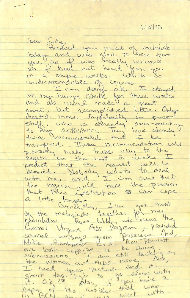 Download the full-sized PDF of Letter by Dee about Magazines