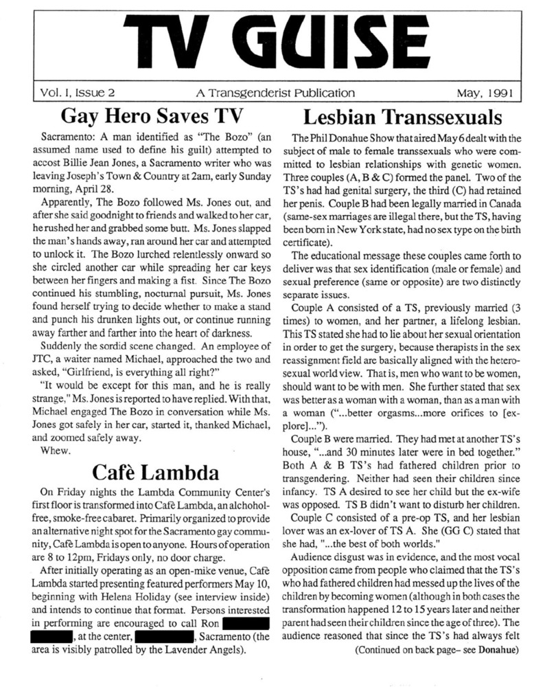 Download the full-sized PDF of TV Guise Vol. 1, Issue 2 (May, 1991)
