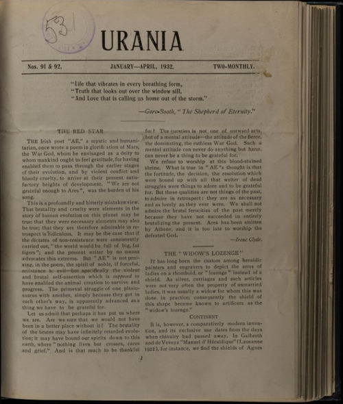 Download the full-sized image of Urania, Nos. 91-96 (1932)