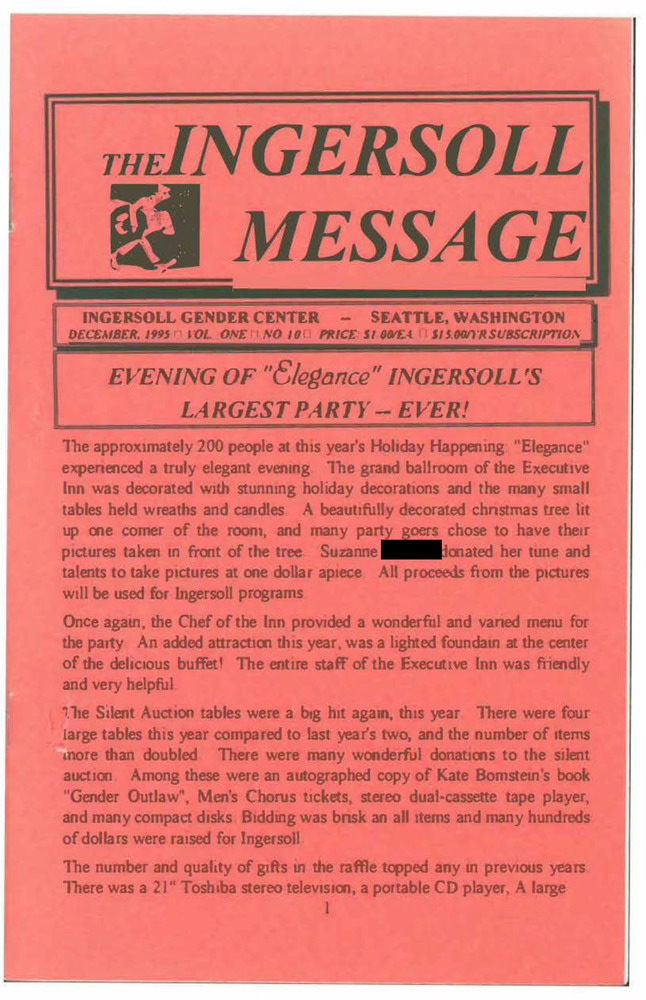 Download the full-sized PDF of The Ingersoll Message, Vol. 1 No. 10 (December, 1995)