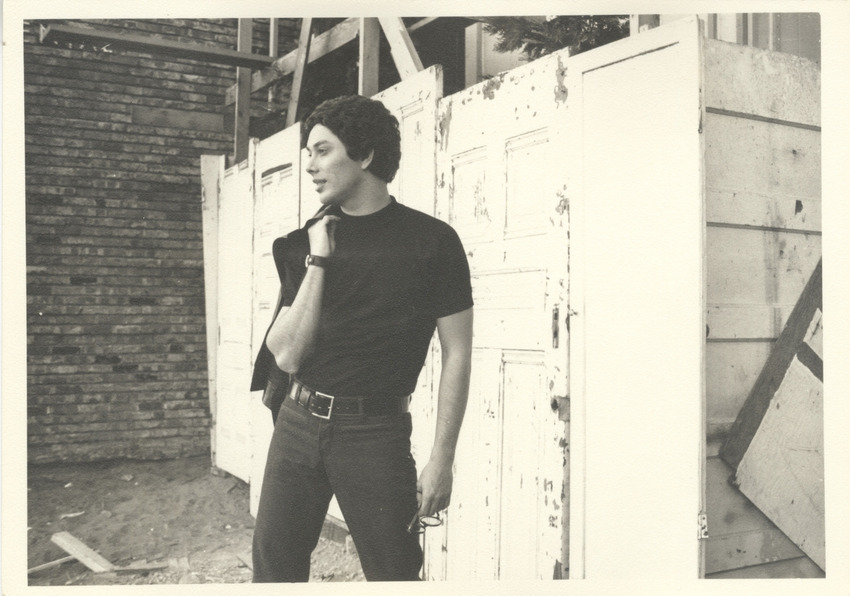Download the full-sized PDF of Photograph of Alexis Francois Holding Jacket over Shoulder