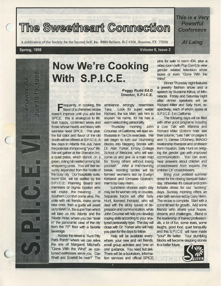Download the full-sized PDF of The Sweetheart Connection Vol.6 No.2 (Spring 1998)