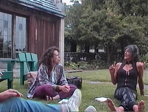 Download the full-sized image of Aiyyana Maracle - Goddard College talk (approximately 2005)