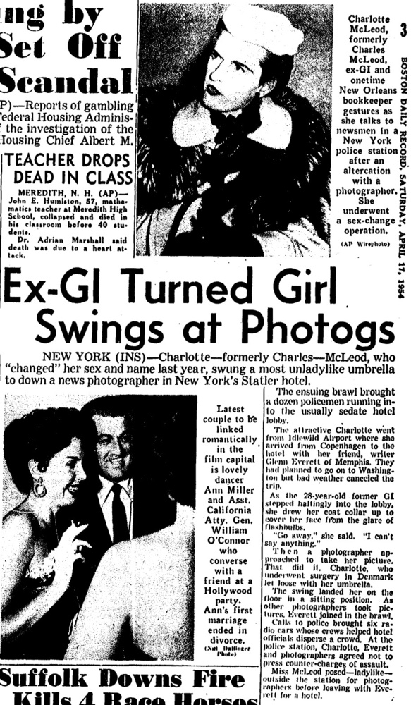 Download the full-sized image of Ex-GI Turned Girl Swings at Photogs