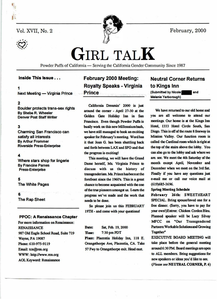 Download the full-sized PDF of Girl Talk, Vol. 17 No. 2 (February, 2000)