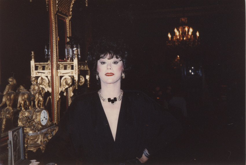 Download the full-sized image of Photograph of Alexis Francois Standing in Front of Chandelier