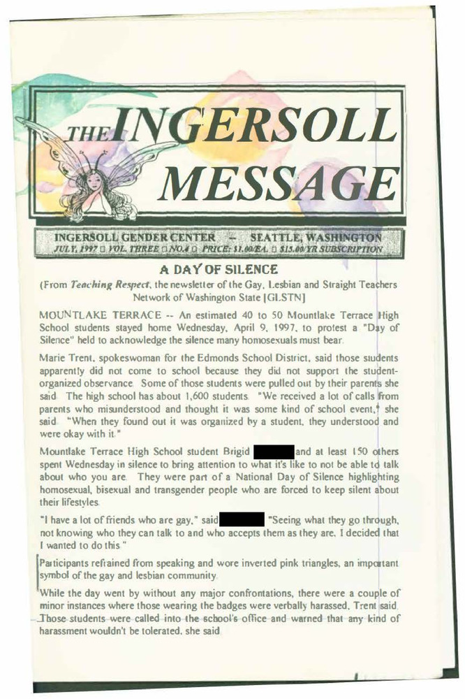 Download the full-sized PDF of The Ingersoll Message, Vol. 3 No. 4 (July, 1997)