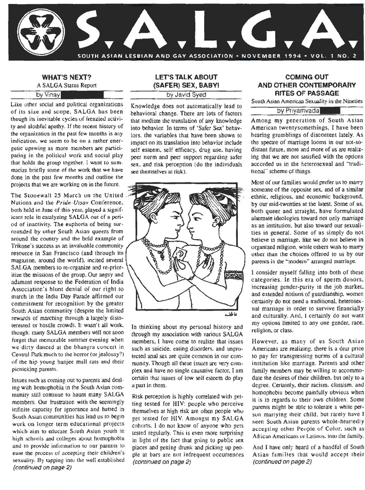 Download the full-sized PDF of SALGA Vol. 1 No. 2
