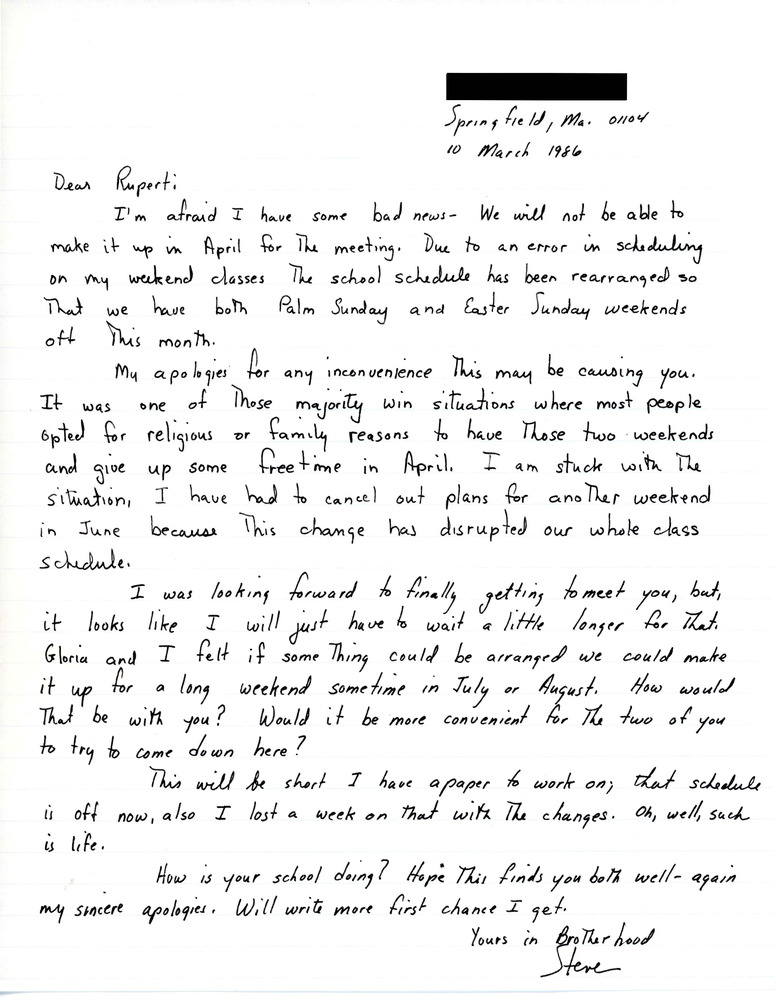 Download the full-sized PDF of Letter from Steve to Rupert Raj (March 10, 1986)