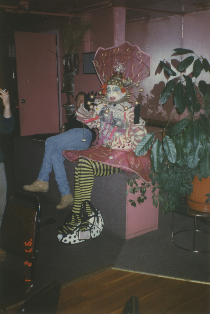 Download the full-sized image of Photograph of Person in Variegated Outfit