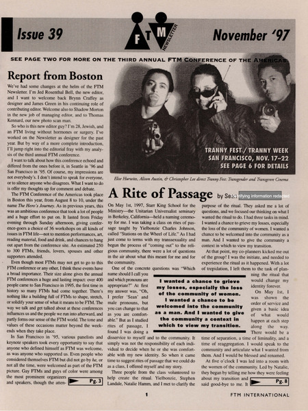 Download the full-sized image of FTM Newsletter #39