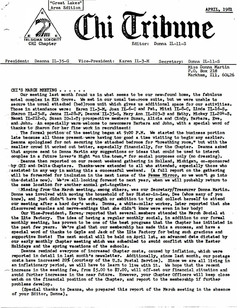Download the full-sized PDF of Chi Tribune (April, 1981)