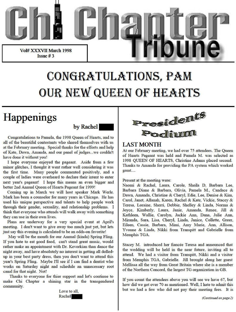 Download the full-sized PDF of Chi Chapter Tribune Vol. 37 Iss. 03 (March, 1998)